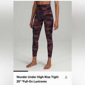 LULULEMON Wunder Under high rise tight